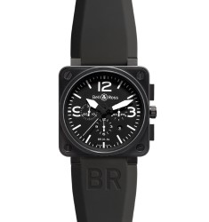 Bell & Ross Chronograph 46mm Mens Watch Replica BR 01-94 CARBON
